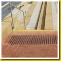 Bladed Systems inset in paving