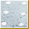 Grips Discs on polished terrazzo surface