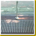 Stainless Steel Dots inset in Small Tiles