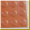Terracotta Hazard TI Paver with dots